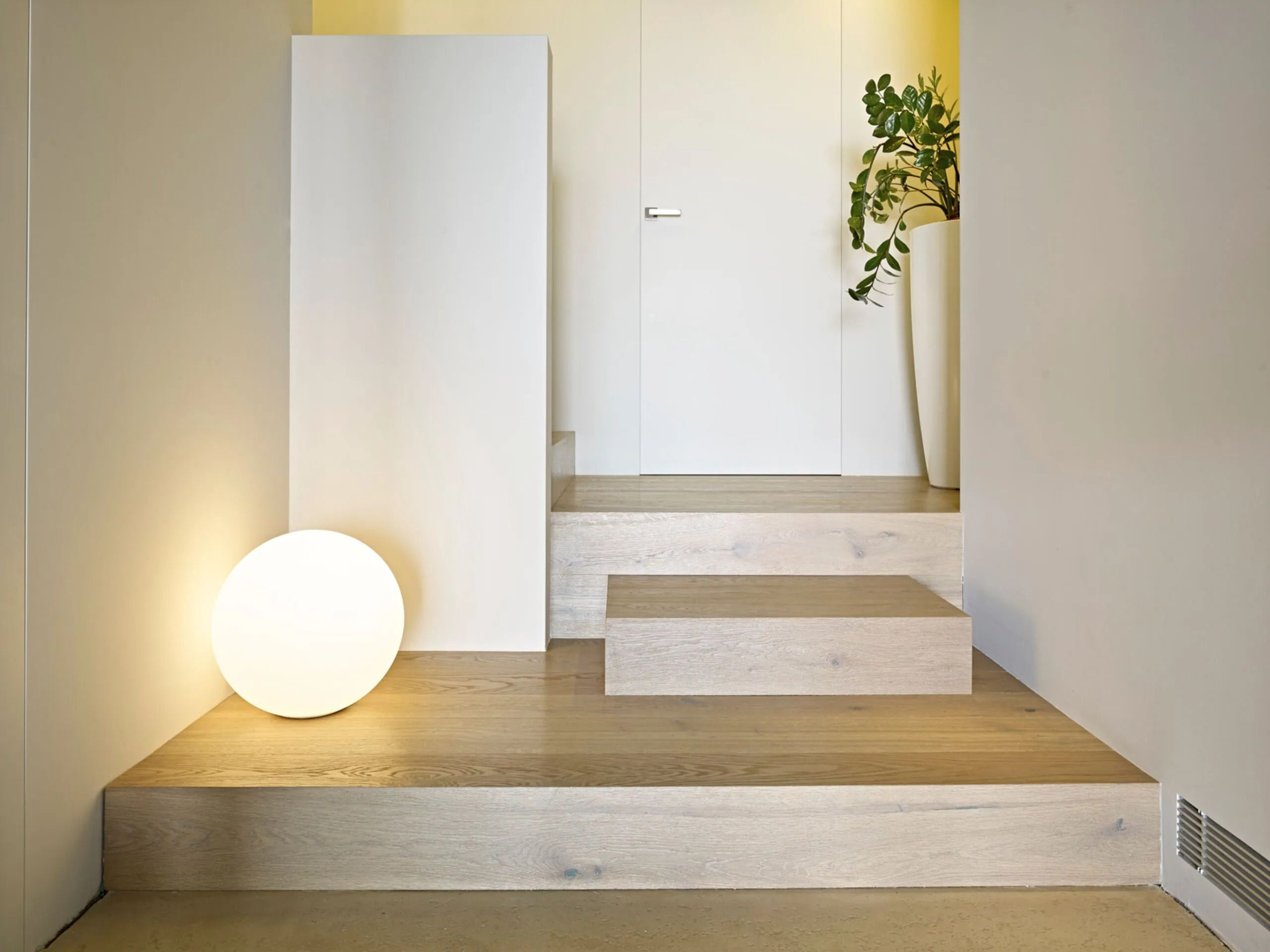 Биосовместимая трехслойная деревянная лестница Fiemme Tremila SCALA CON PEDATA A FILO ALZATA ARCH-00150403