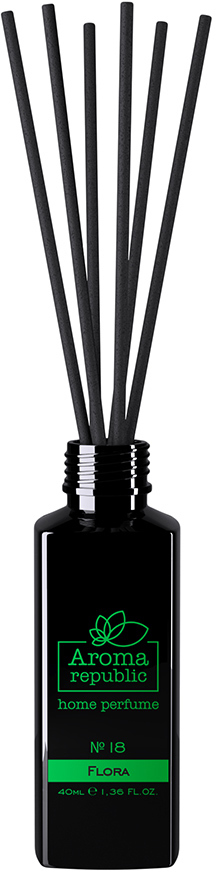 90493206 Диффузор ароматический 40 мл Flora STLM-0250998 AROMA REPUBLIC