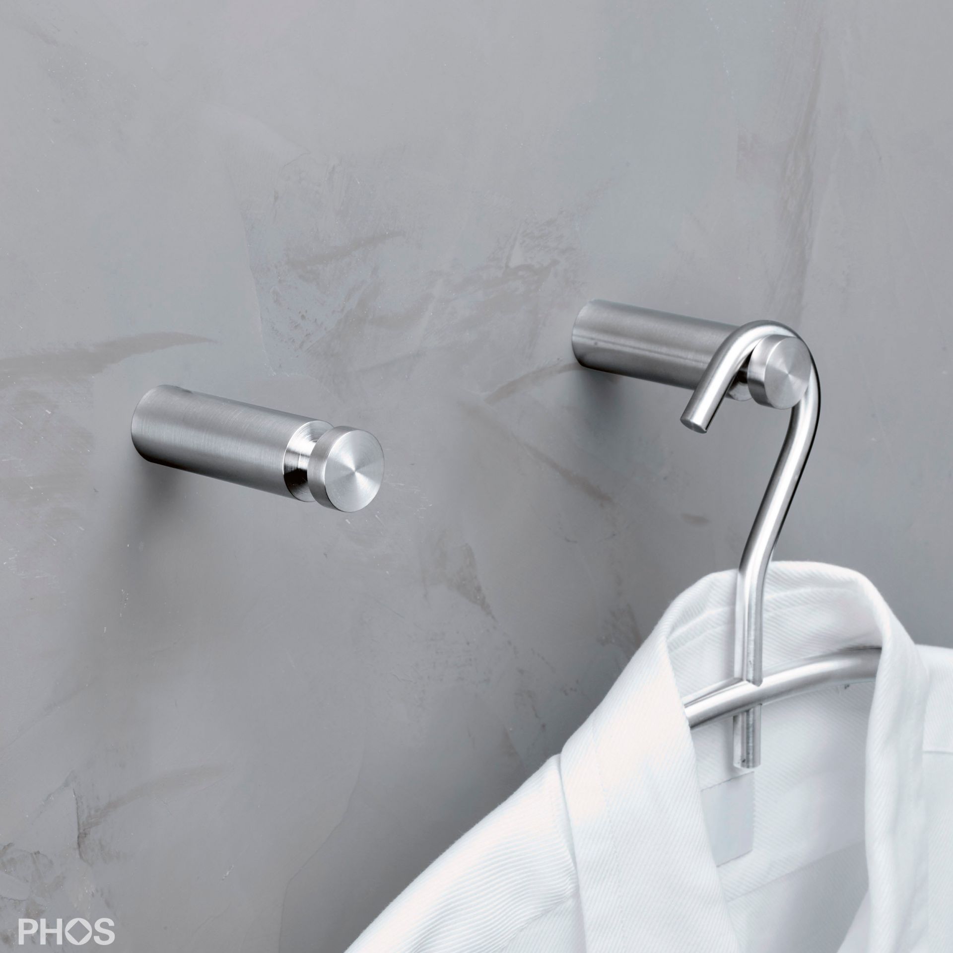 HN20-70 Крючок настенный, ø20 мм, длина 7 см PHOS  - Вид №1