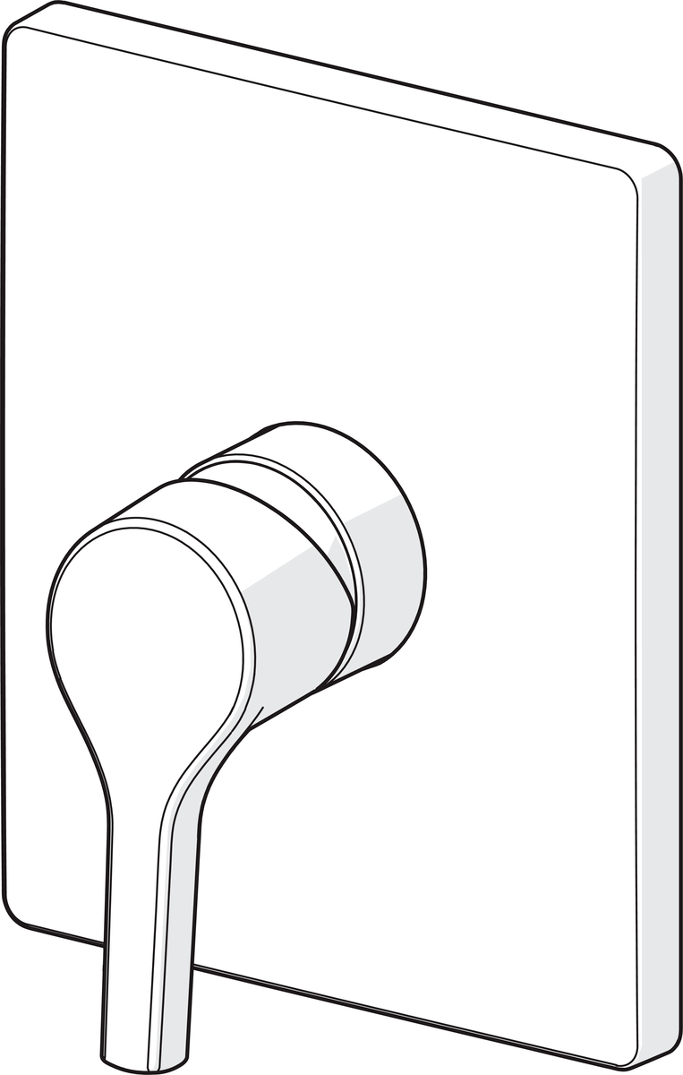 Oras 3987H Панель смесителя для душа 3987H Saga Style Хром  - Вид №2