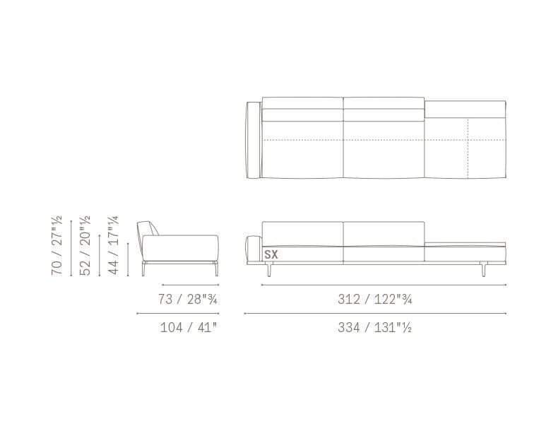 Ткань диван Poltrona Frau коллекция-диваны и кресла ARCH-00009449 - Вид №45