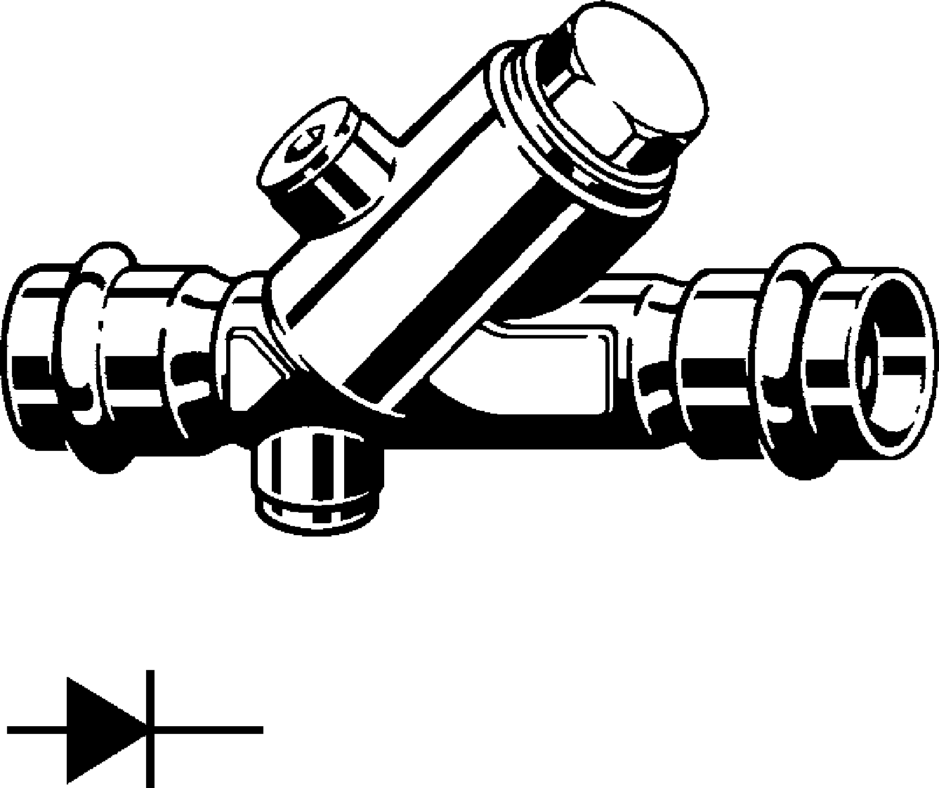 Viega Обратный клапан Easytop Inox 2339 (471 279 *))  - Вид №1