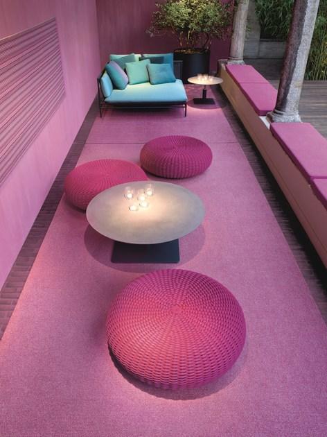 Paola Lenti Круглый садовый пуф sun-id-1498487 - Вид №3