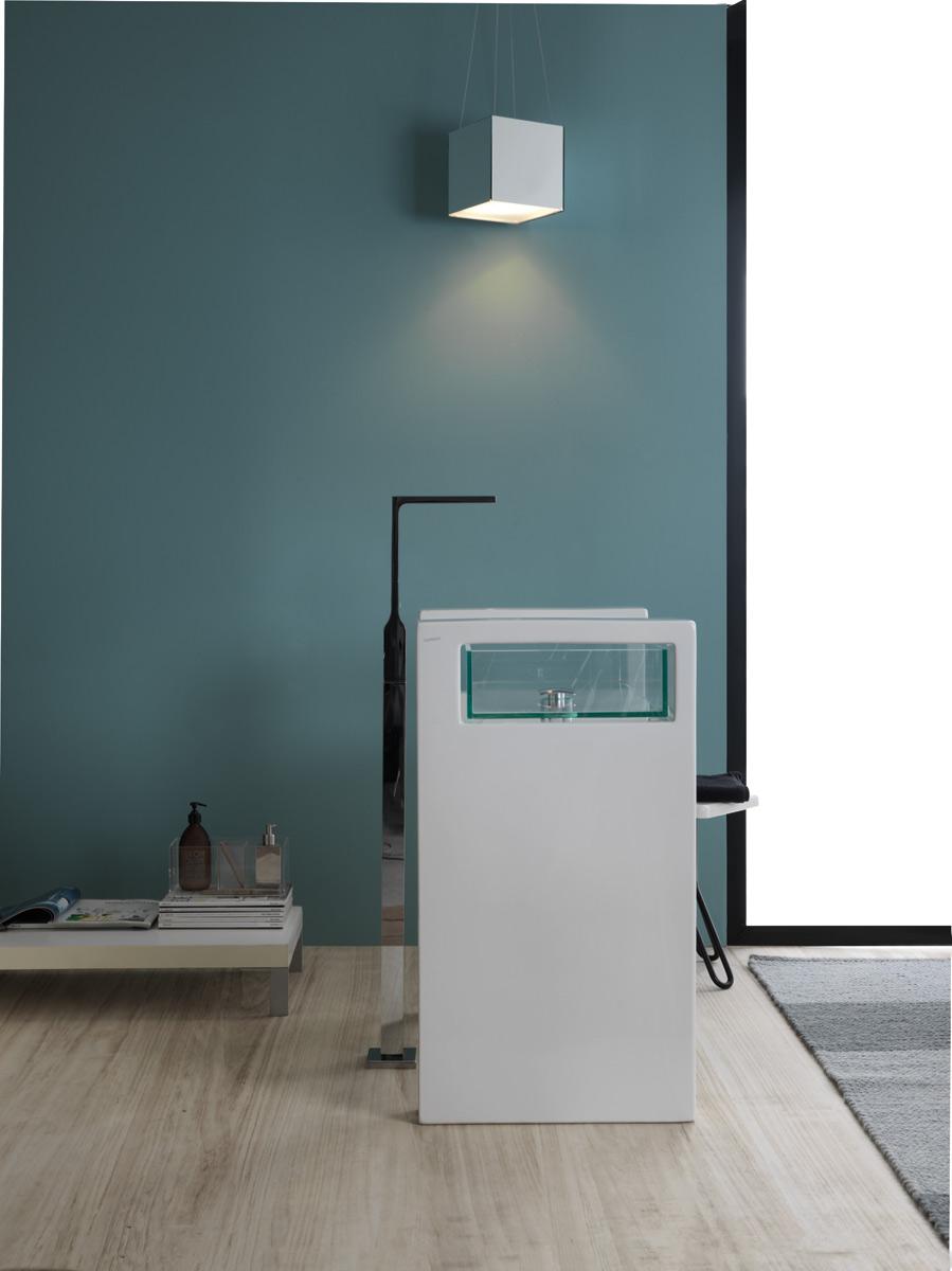 GLSCFS3 Консоль напольная одинарная для монтажа раковины GSG CERAMIC GLASS - Вид №3