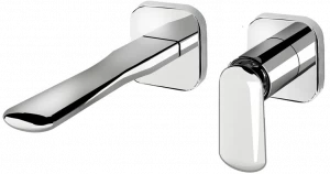 Fir Italia Смеситель для умывальника настенный из латуни с одной ручкой Dynamica 88 8818108