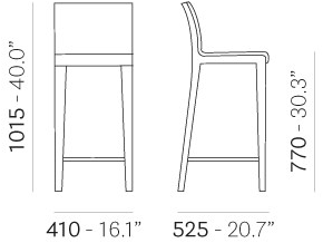 Pedrali Стул с обивкой Young 428 - Вид №2