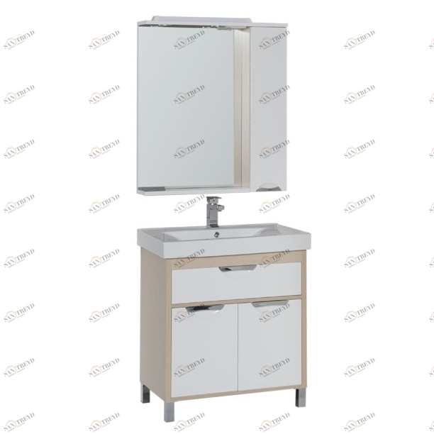 Комплект мебели Aquanet Гретта 75 светлый дуб 00172218