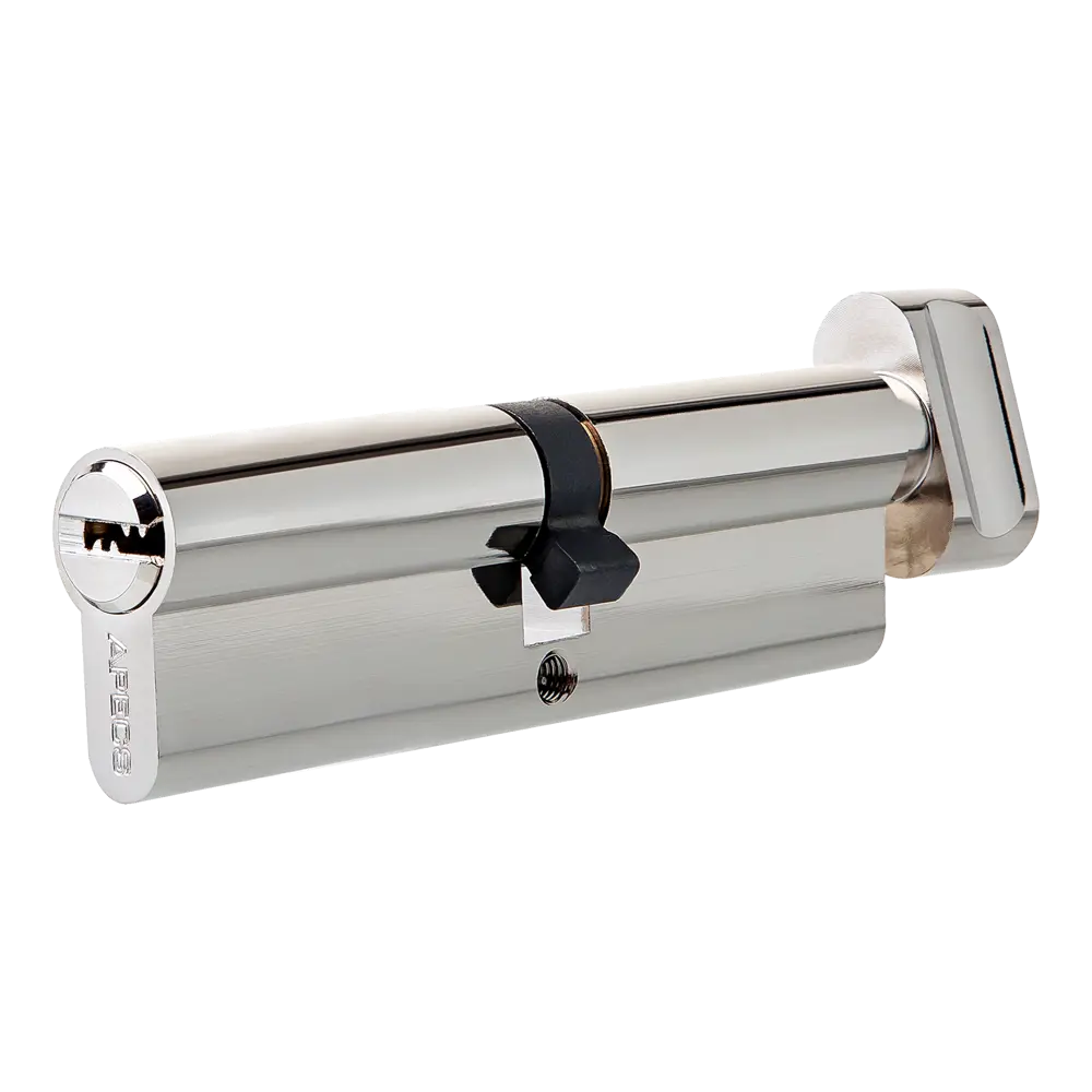 Цилиндр Apecs SM-100(45C/55)-C-NI, 45x55 мм, ключ/вертушка, цвет никель ЦИЛИНДР APECSSM-100(45C/55)-C-NI КЛ-ВЕРТ STLM-2172448