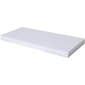 Полка мебельная прямая 80x23.5x3.8 см МДФ цвет белый 81898862 STLM-2014835