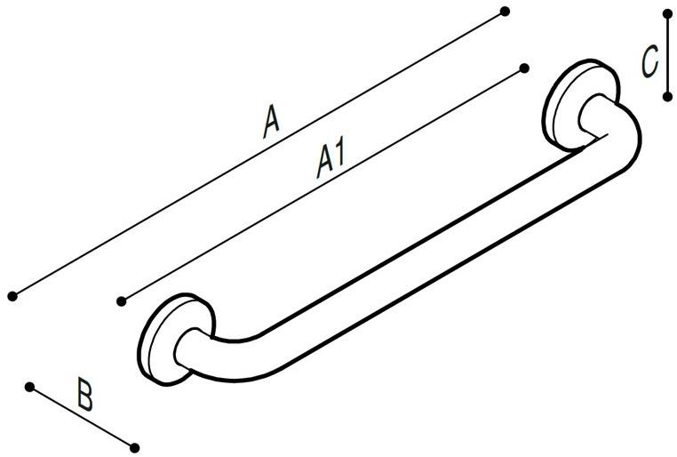 Ponte Giulio Поручень фиксированный из стали Casual sun-id-1476562 - Вид №1