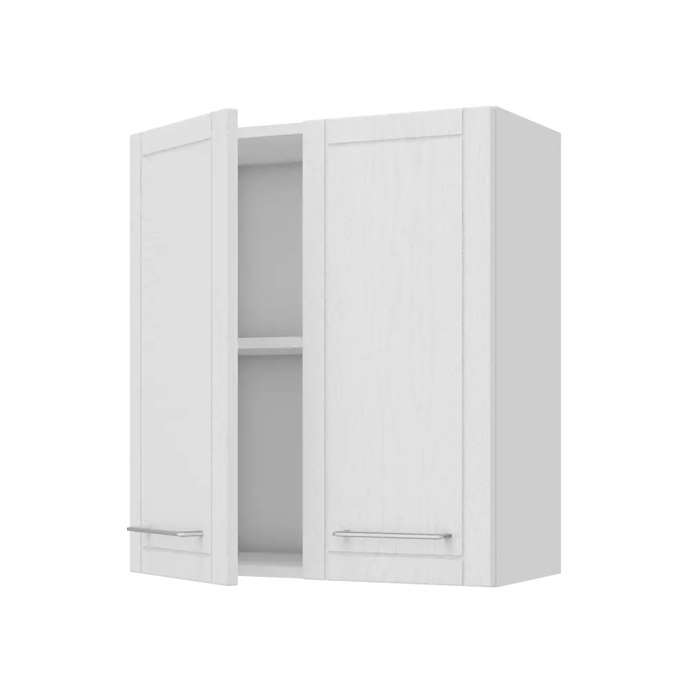 Кухонный шкаф навесной Агидель 60x67.6x29 см МДФ цвет белый DELINIA STLM-2036533 - Вид №4