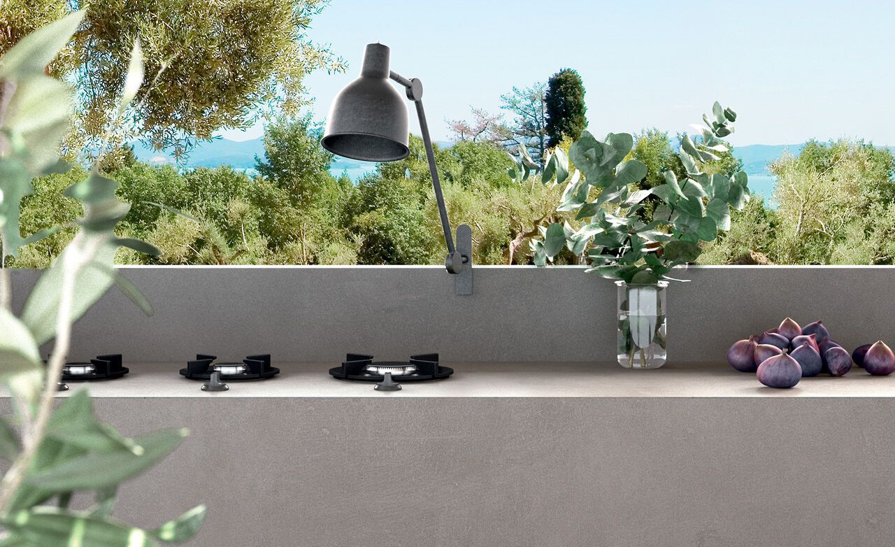 Кухонный топ из керамогранита с цементным эффектом CERAMICA FONDOVALLE MYTOP ARCH-00147680 - Вид №4