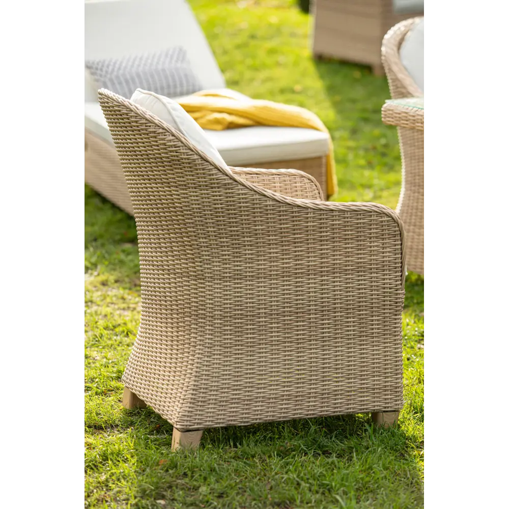 Кресло садовое NATERIAL Medena с подушками - алюминий и искусственный ротанг 87082102 STLM-0073136 - Вид №15