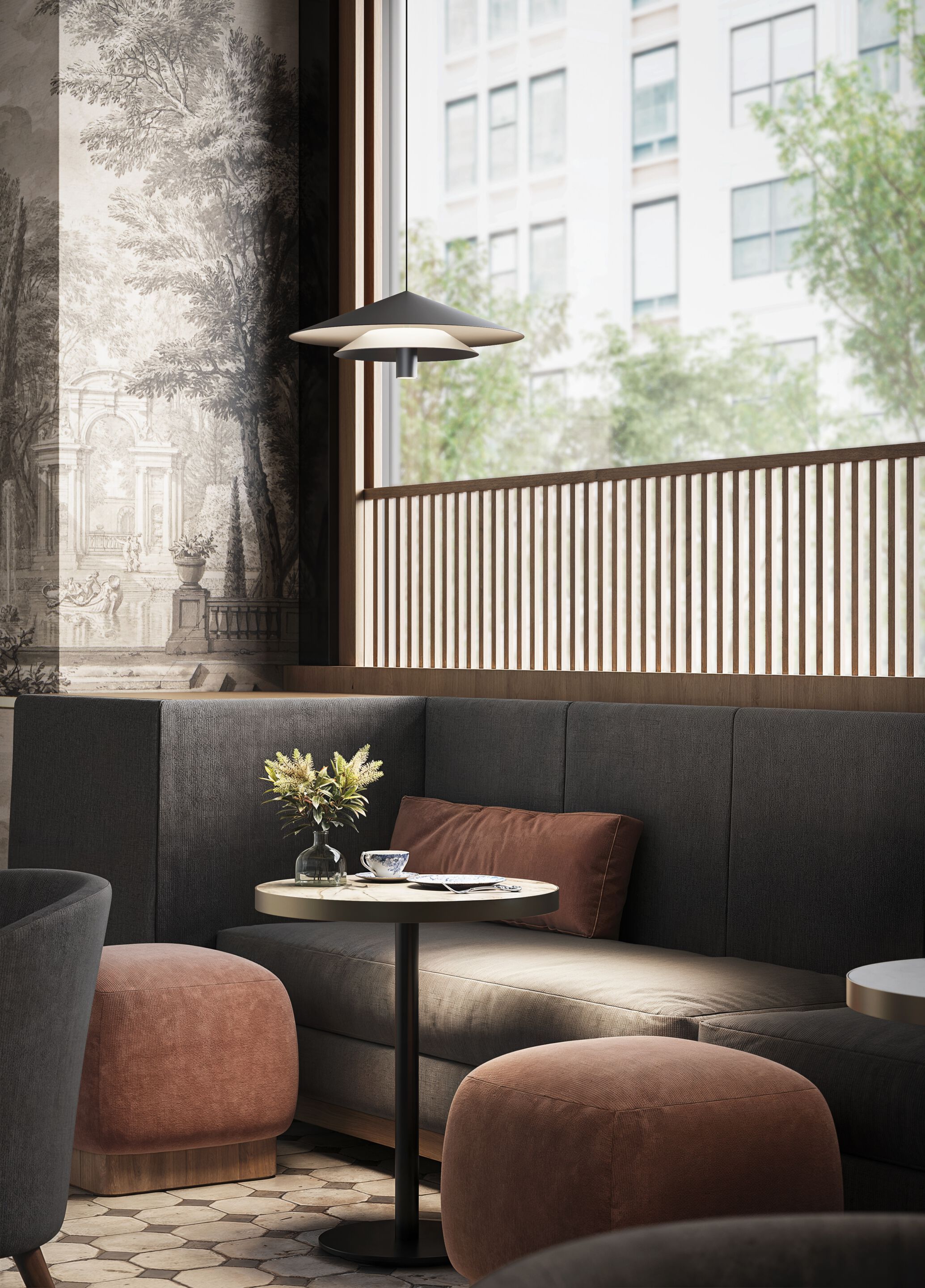 Алюминиевый светодиодный подвесной светильник Karman ASSO ARCH-00006626 - Вид №5