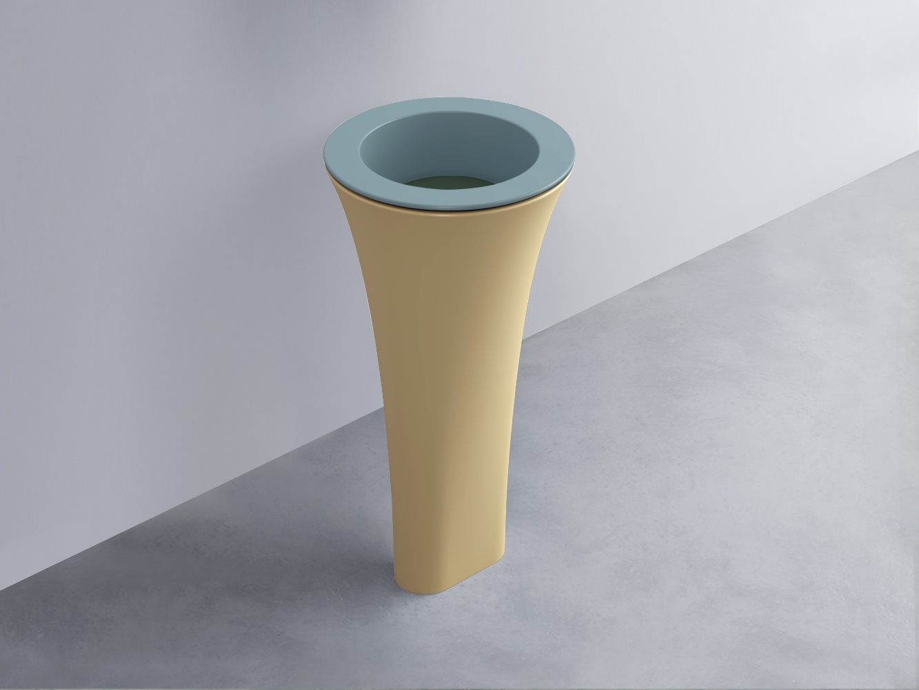 AMLA45-PL+AMPILT-MU+AMCOLT-CN Раковина Amedeo Tondo отдельностоящая cielo Enjoy + Amedeo Ceramica Cielo