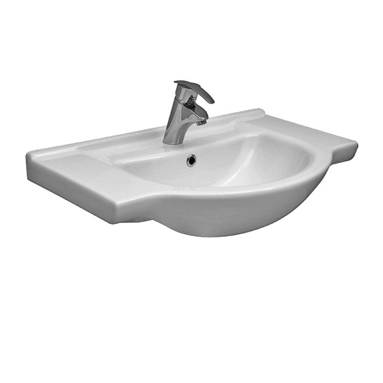 1542  1542 Умывальник с половинной столешницей 65x48см Eca  - Вид №1