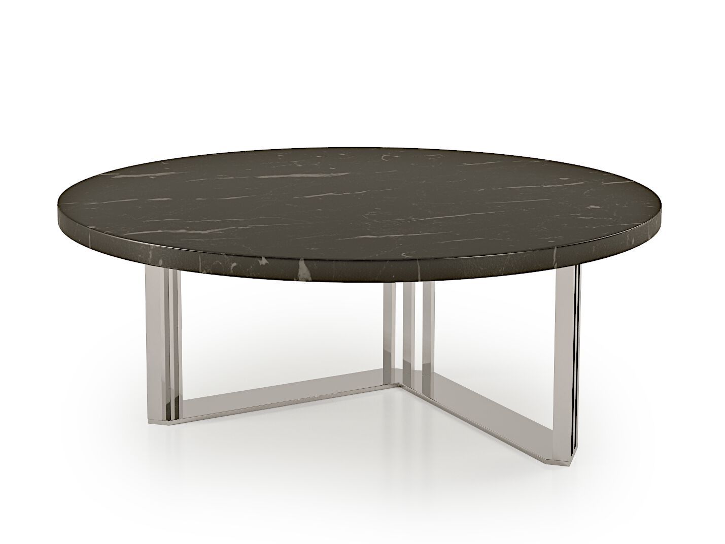 Мраморный круглый низкий журнальный столик Bizzotto Italia Symphony-Infinity ARCH-00070207 - Вид №1