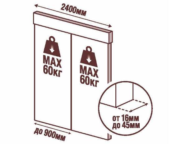 17599523 Комплект фурнитуры Twins 240 STLM-0008425 ARTENS  - Вид №11