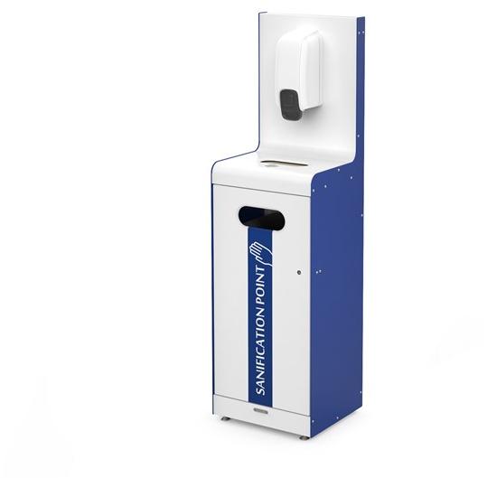 Metalco Дозатор дезинфицирующего средства для рук со стальной корзиной Sanification point sun-id-1407702 - Вид №2