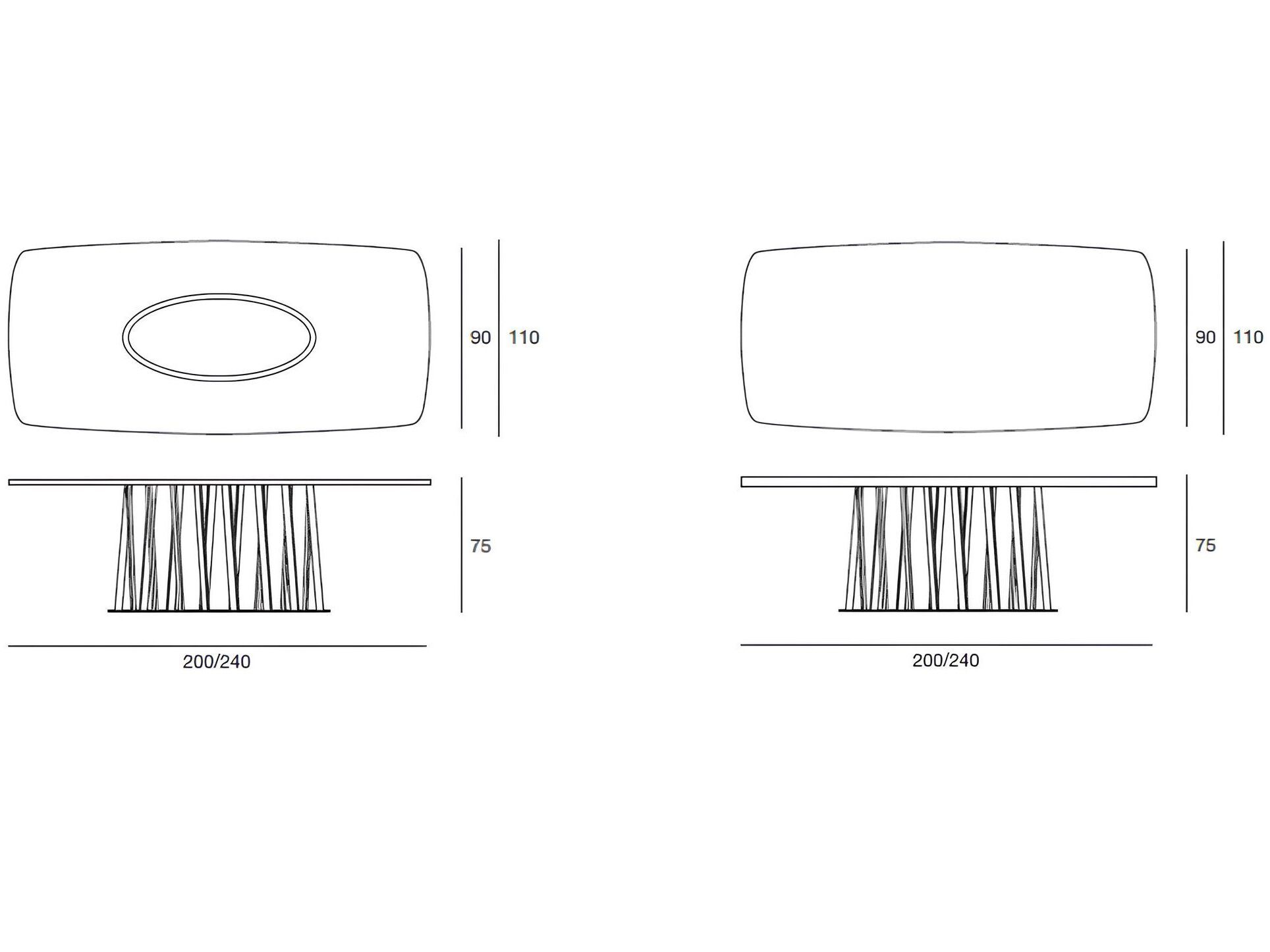 Баррель обеденный стол Pacini & Cappellini Cosmo ARCH-00034629 - Вид №3