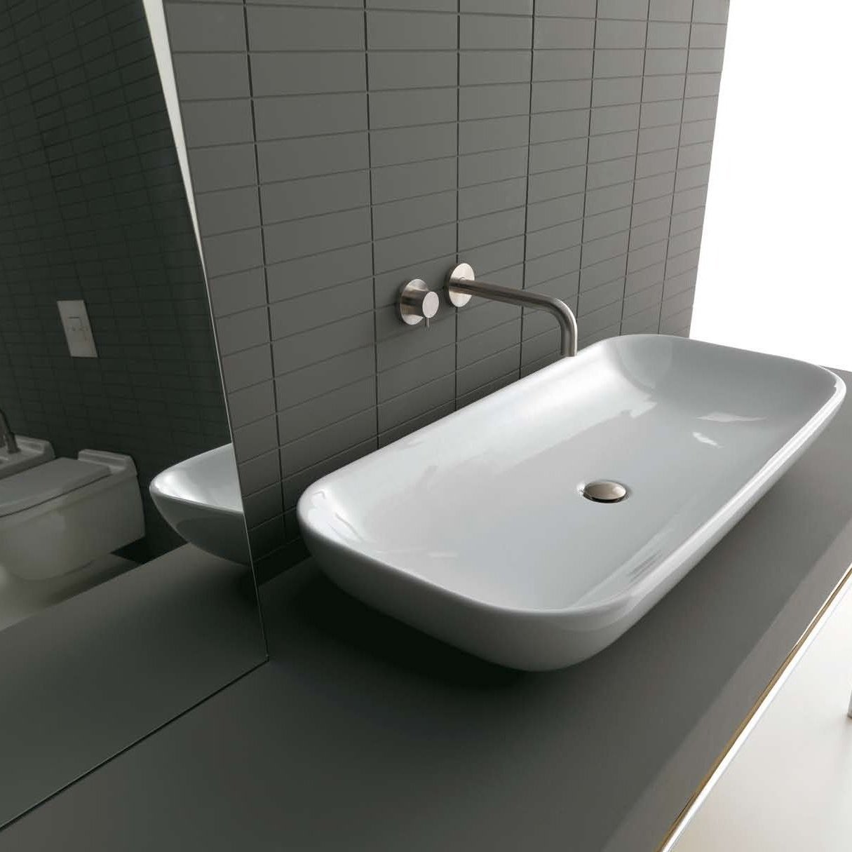 42021 Накладная раковина под столешницу  овальная Santreyd  - Вид №8