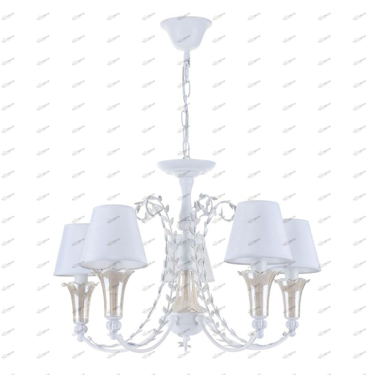 Подвесная люстра Freya Alessa FR2984-PL-05-W FREYA ALESSA 187150 Белый 