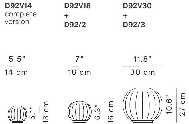 LUCEPLAN Настольная лампа из дутого стекла Lita sun-id-1471045 - Вид №4