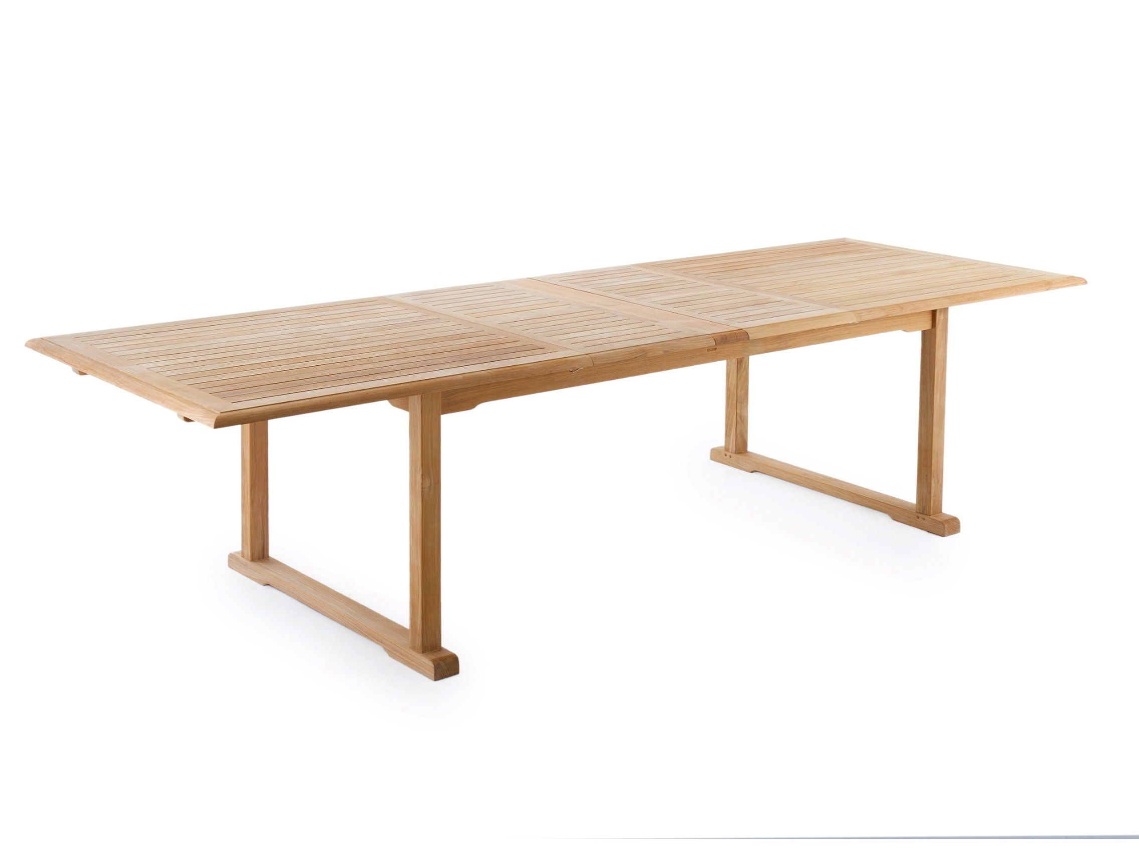 Выдвижной прямоугольный стол из тикового дерева Unopiù Челси ARCH-00046685 - Вид №2