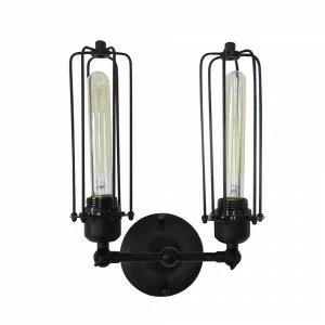 Бра KM0183W-2 от Delight Collection DELIGHT COLLECTION ПОД СТАРИНУ, ФОНАРЬ 245988 Прозрачный;черный