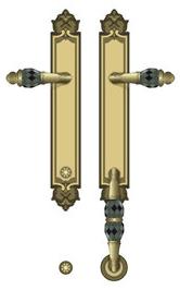 Bronces Mestre Ручка для входной двери из латуни с кристаллами swarovski® Clasica sun-id-1502909 - Вид №13