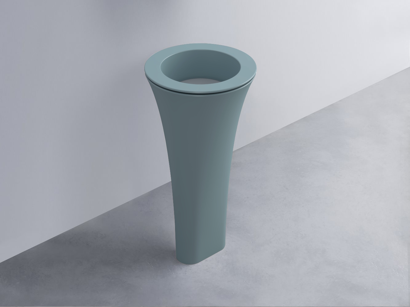 AMLA45-PL+AMPILT-BR+AMCOLT-PL Раковина Amedeo Tondo отдельностоящая cielo Enjoy + Amedeo Ceramica Cielo