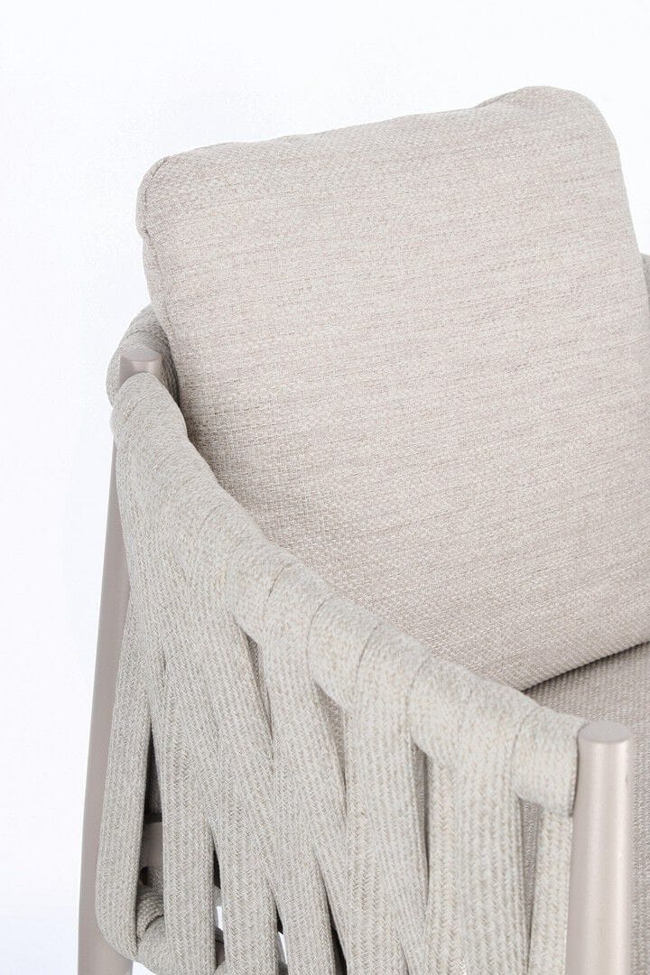 Веревочный садовый стул со встроенной подушкой BIZZOTTO Jacinta ARCH-00039925 - Вид №14