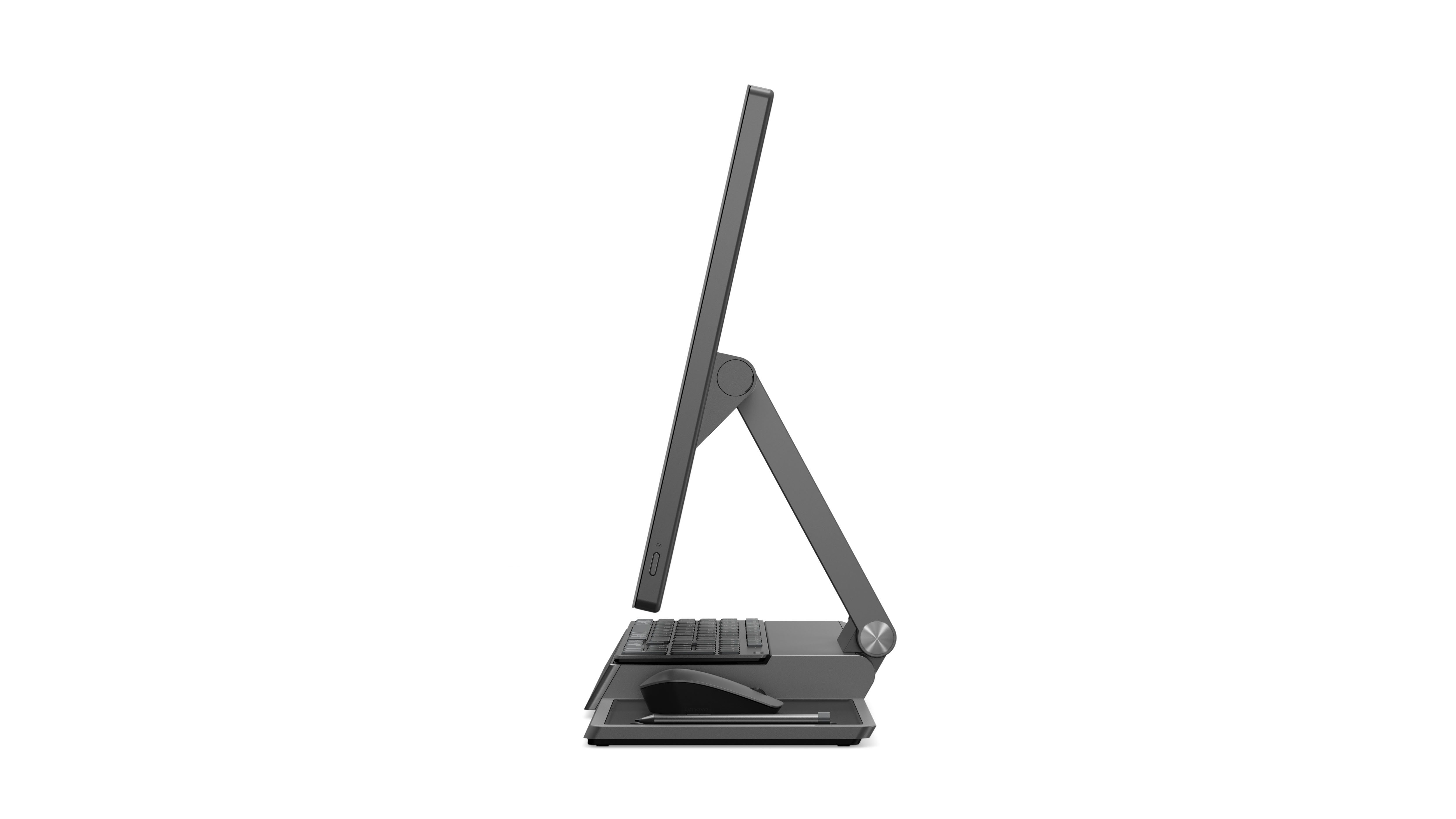F0E5003URK yoga a940-27icb 27"(3840x2160)/touch/intel core i7 9700(3ghz)/16384mb/1000+512ssdgb/nodvd/ext:amd radeon rx 560(4096mb)/bt/wifi/war 1y/14.5kg/iron grey/w10 + wireless kb and mouse, pen Lenovo Santreyd  - Вид №6