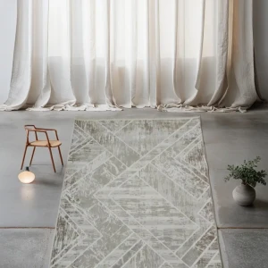 91577712 Ковер Elisa Palma 4903A Beige-Beige 200x400 см Полиэстер цвет Бежевый STLM-1033965