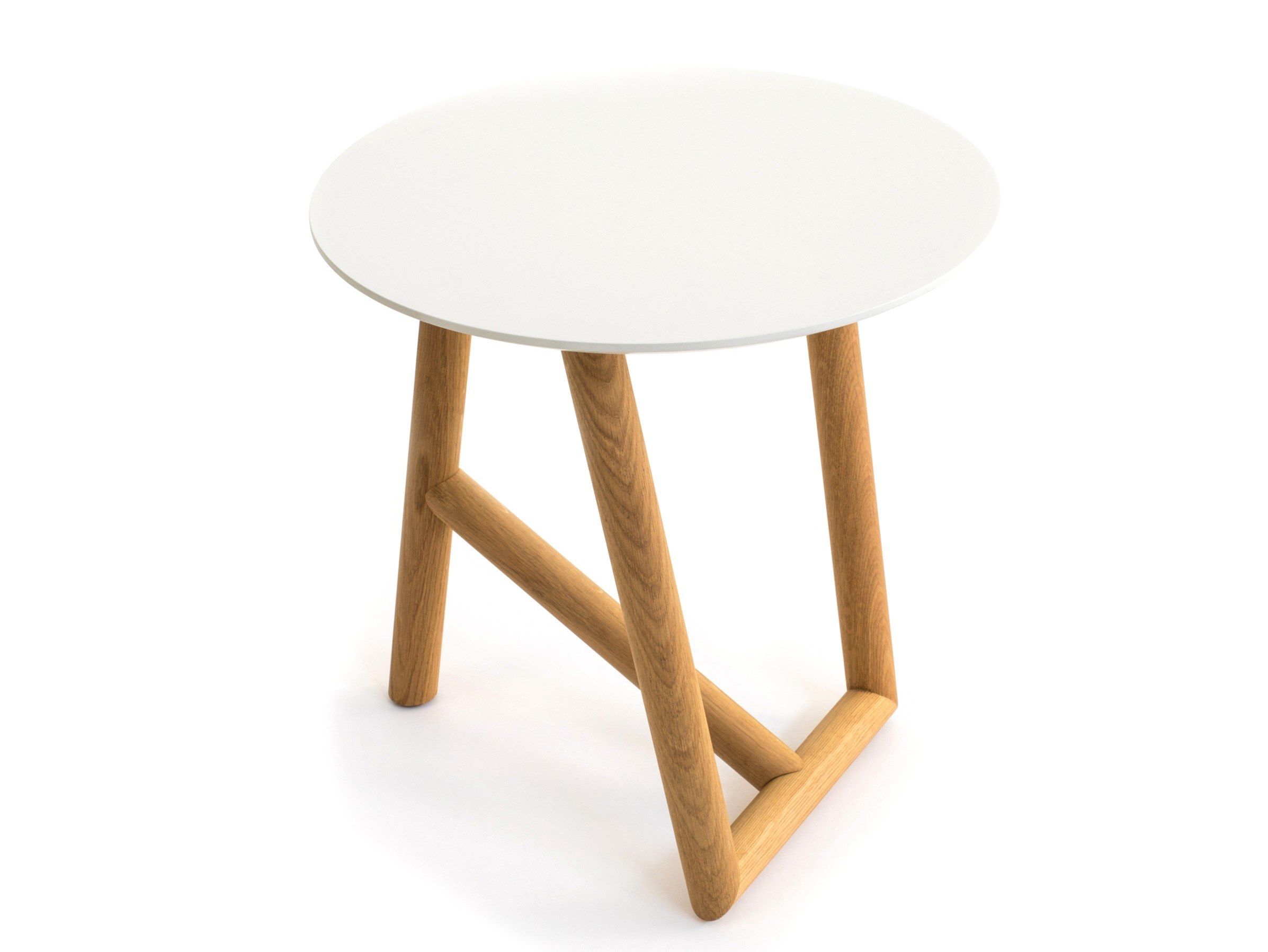 Круглый деревянный журнальный столик MOROSO Klara ARCH-00126242