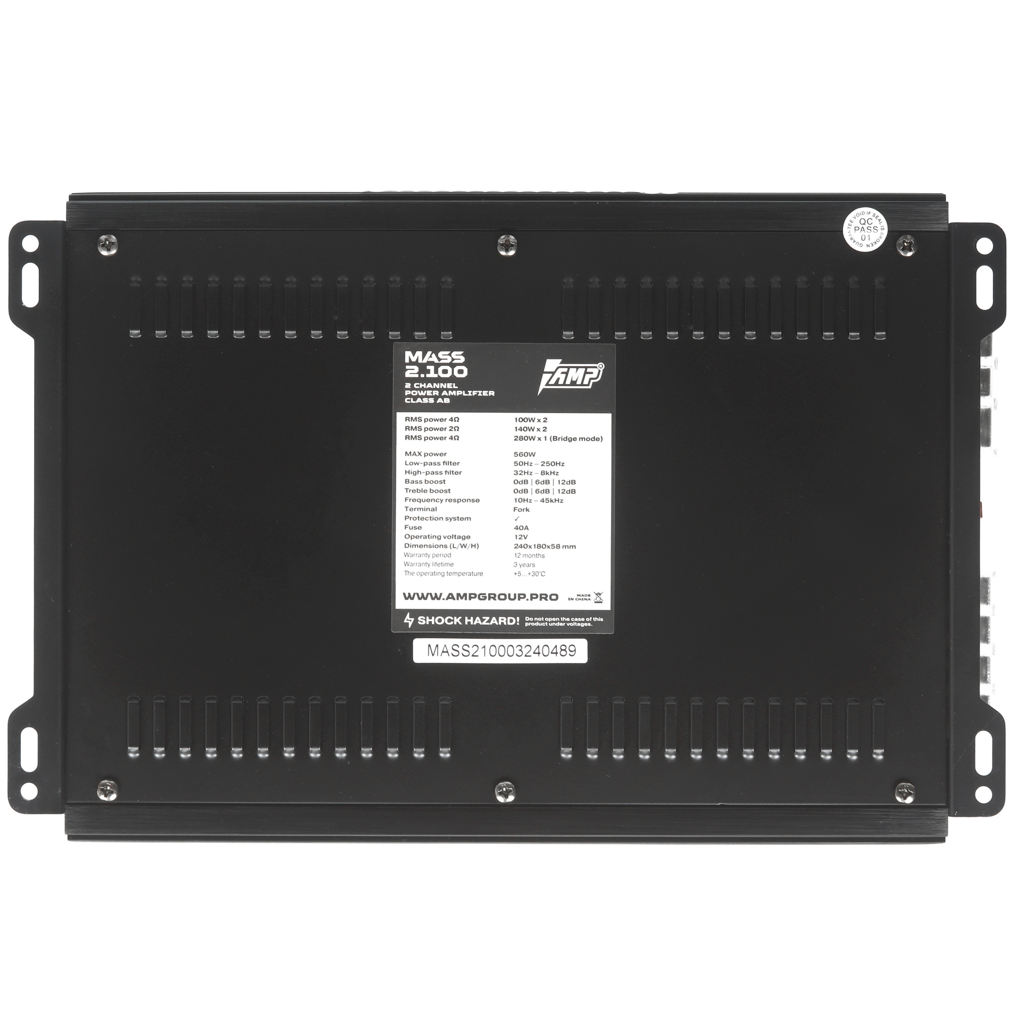 5466657 Усилитель AMP MASS 2.100 STDN-0121474 - Вид №5