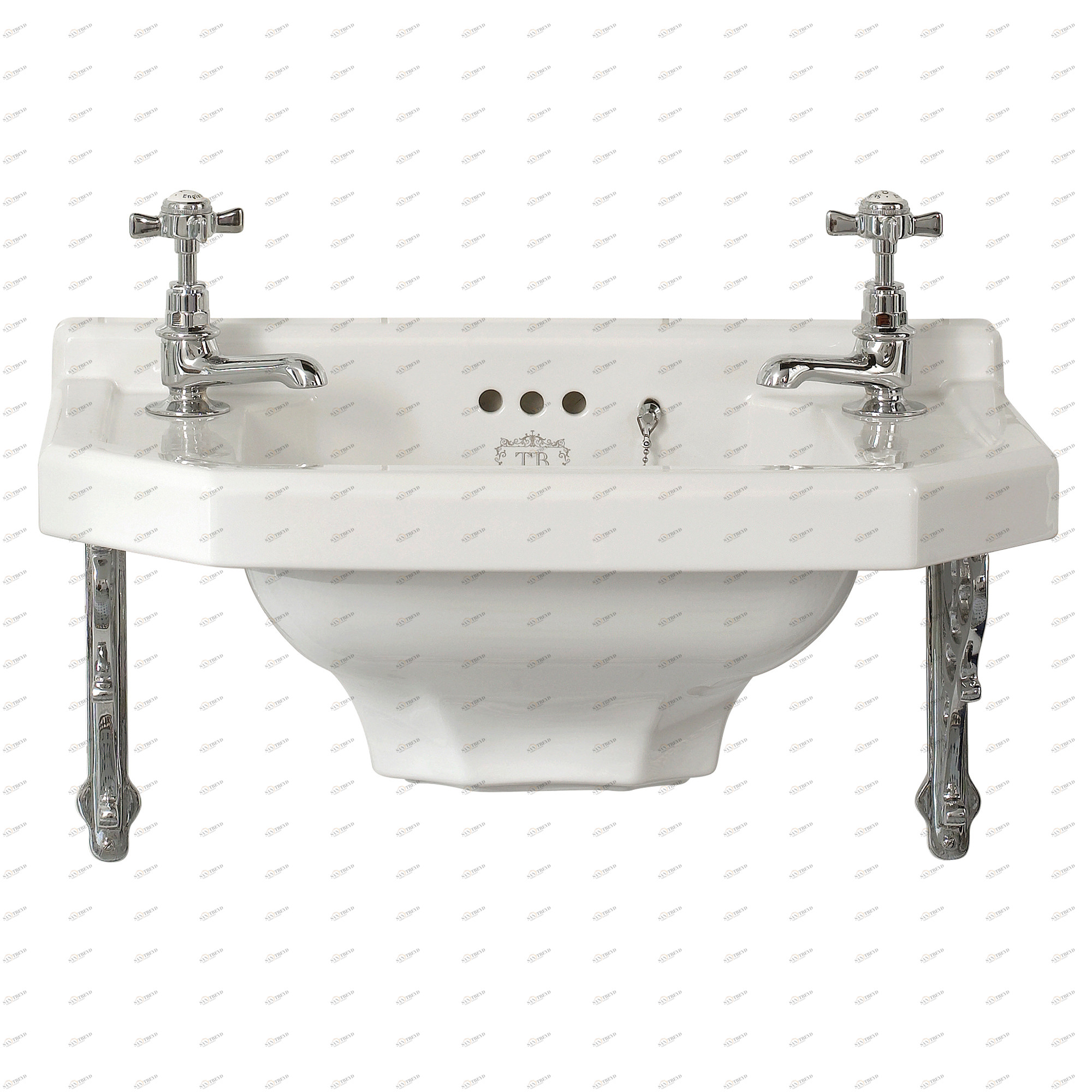 Cs-br-071 Напольная раковина стоящая овальная Traditional Bathrooms Bristol