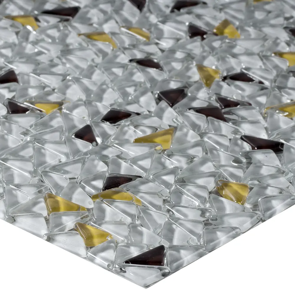 Мозаика Artens, 30х30 см, стекло, цвет белый/коричневый/жёлтый STLM-2205219 - Вид №1