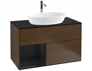 Villeroy&Boch Тумба под раковину Прямоугольная версия F772PHGN Finion Walnut Veneer