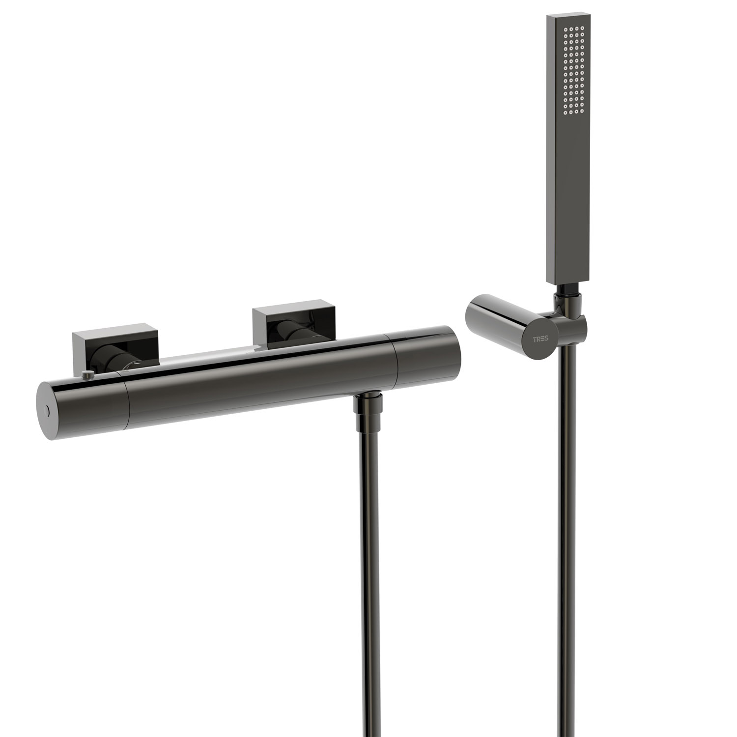 Настенный термостатический смеситель для душа TRESMOSTATIC-21116409 КМ TRES Thermostatic 21116409KM
