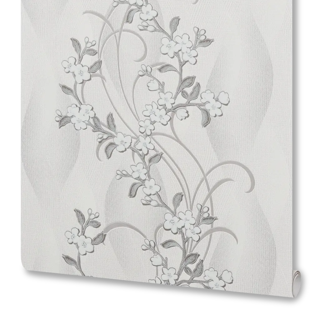 Обои виниловые Belvinil Либерти белые 0.53 м БВ02180206-21 STLM-2010774