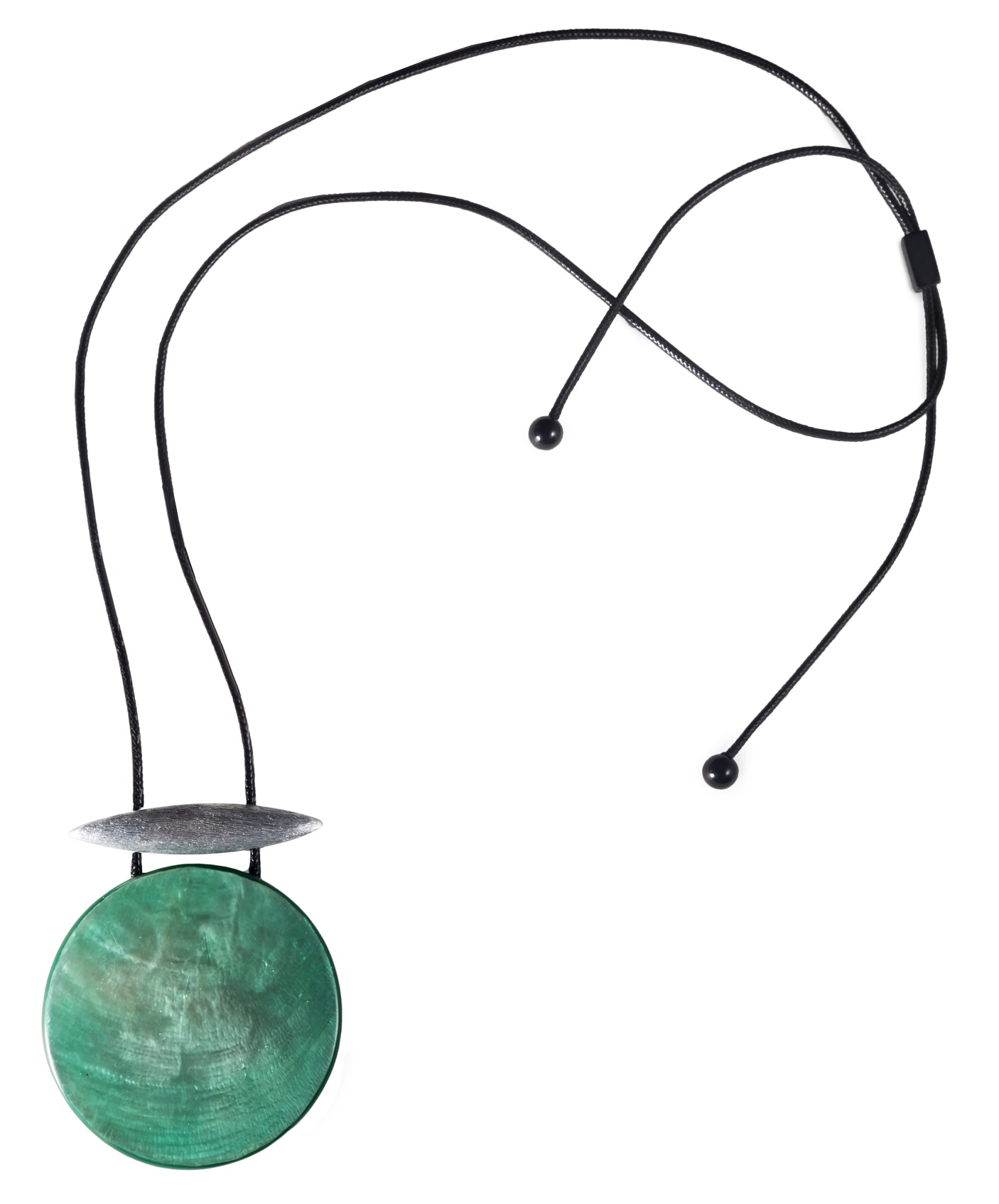 MIX_4694AG Колье, бирюзовый, перламутр, алюминий Mix Culture Santreyd 