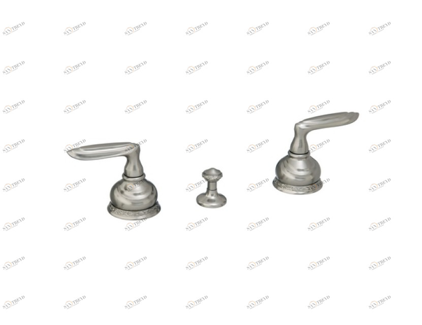 041022.000.50 Комплект биде с тремя отверстиями Яркий хром Mestre Austral