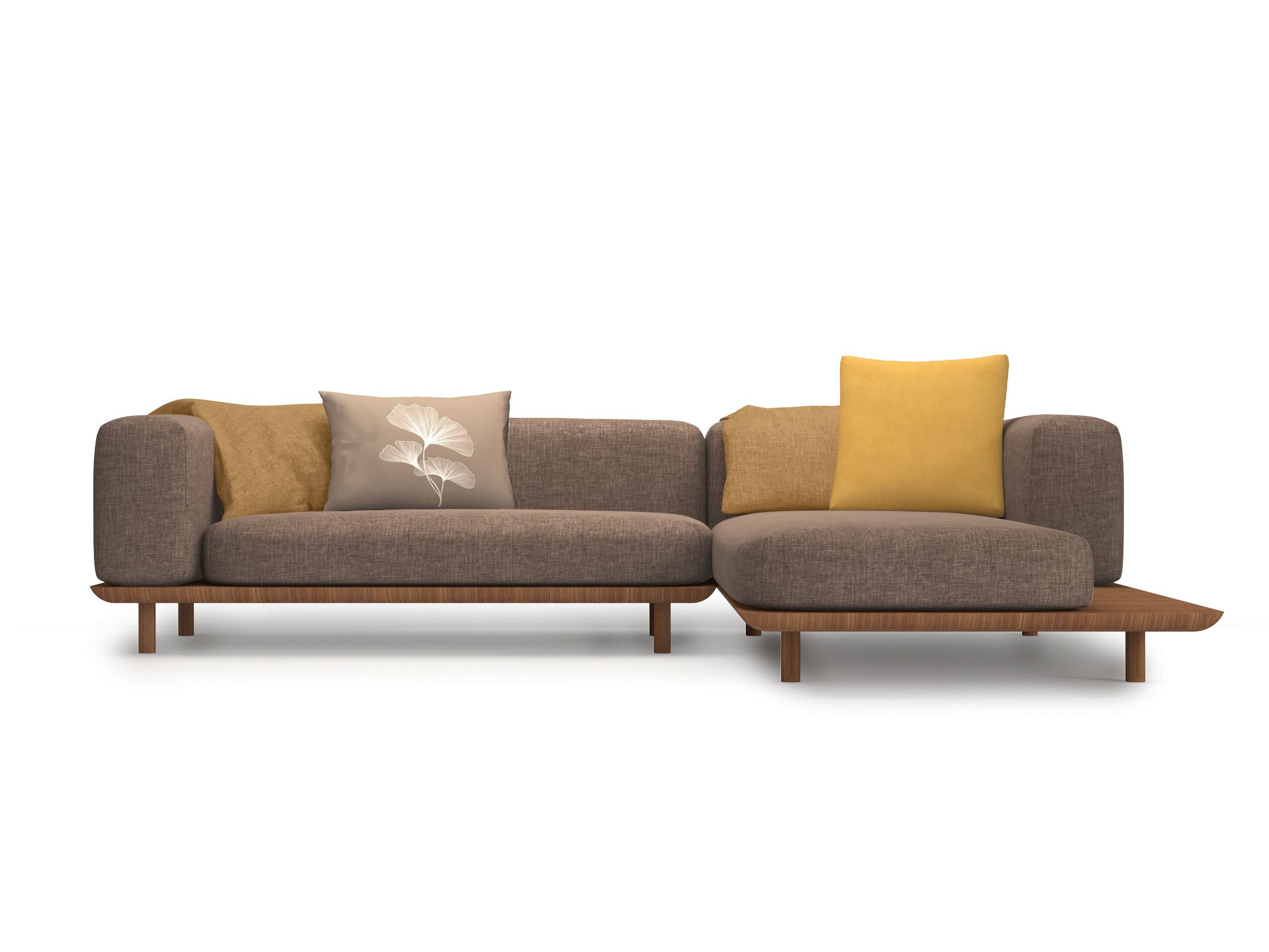 Тканевый диван с полуостровом HANNABI Topan ARCH-00061544