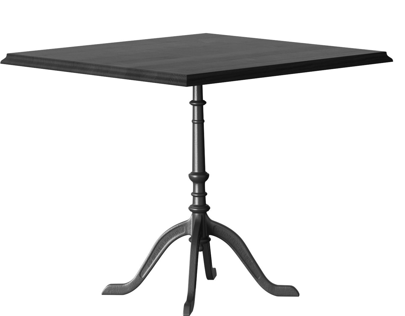 Квадратный стол из массива дерева со спицами horgenglarus GLORIA ARCH-00120274 - Вид №7