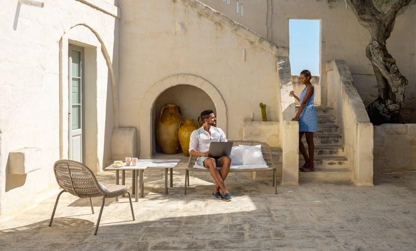 Talenti 2-х местный веревочный садовый диван Panama sun-id-1510767 - Вид №3