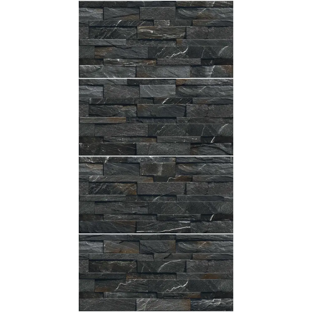 Керамогранит Concor Slate Black 30x60 см - матовый сланец для стен и пола 89386043 STLM-1506444 - Вид №2