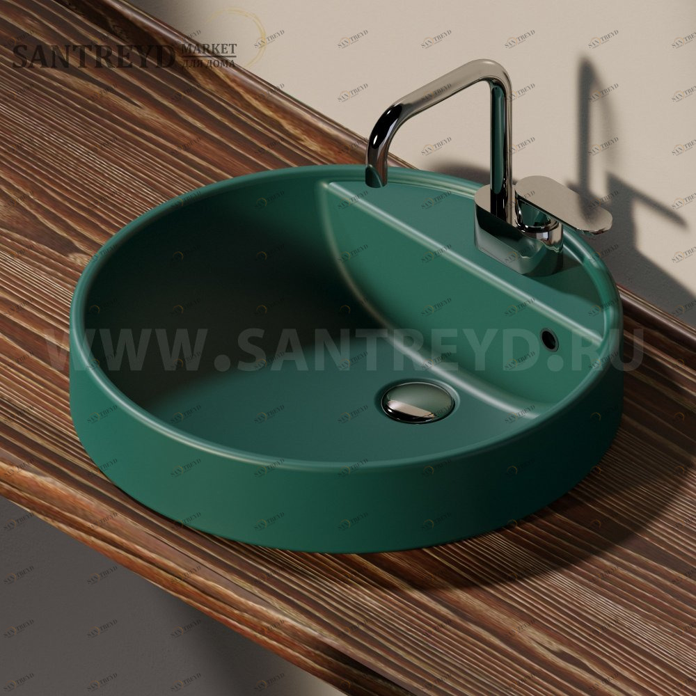 50555020 Накладная раковина под столешницу  круглая Ceramica Flaminia Twin