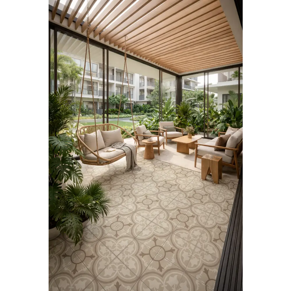 Глазурованный керамогранит Eternal 2026 Landscape 20x20 см 0.96 м² матовый цвет серый Santreyd STLM-2026886