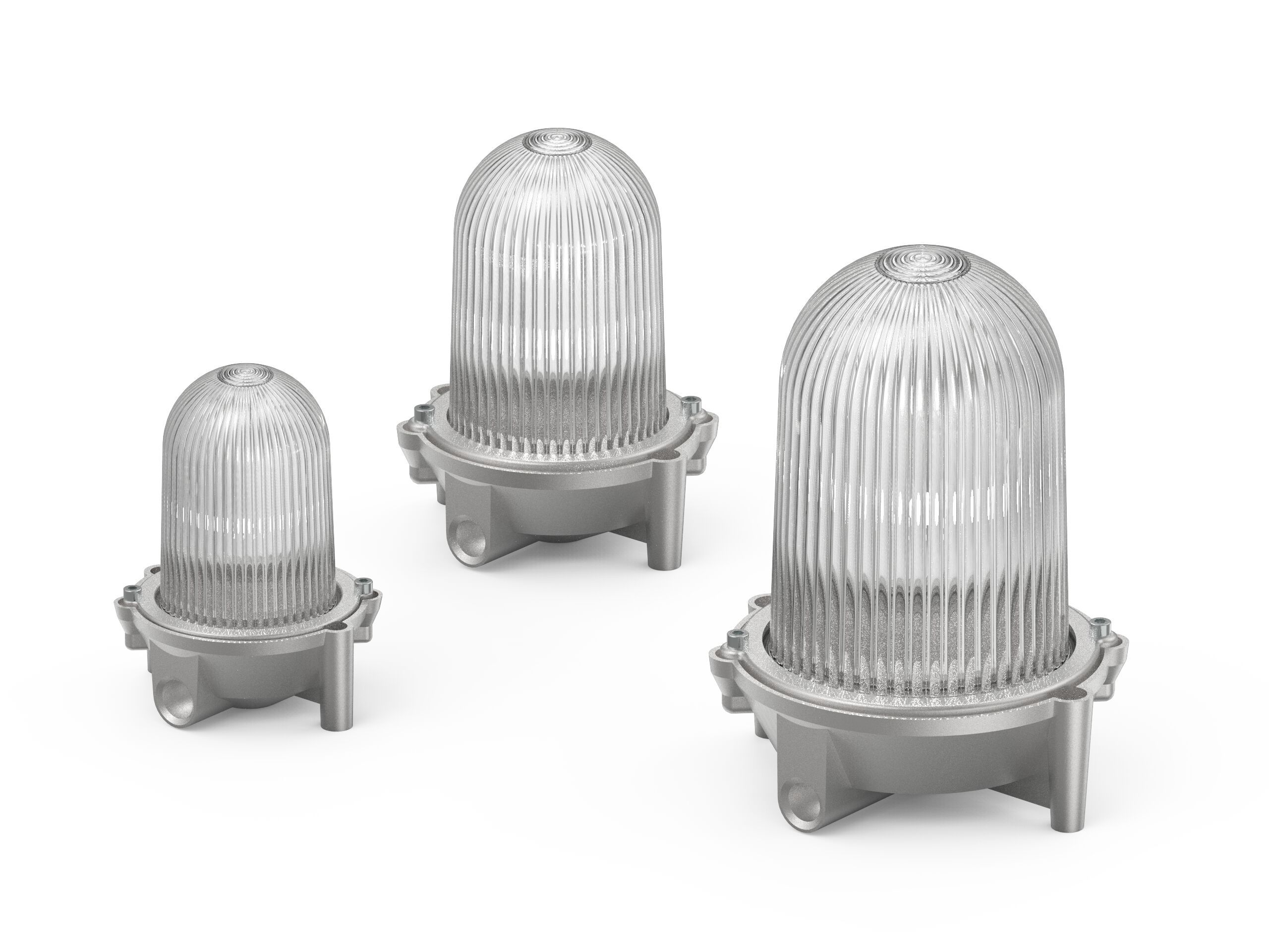 Натуральный алюминиевый потолочный светильник Genuit Silver ARCH-00006773 - Вид №4